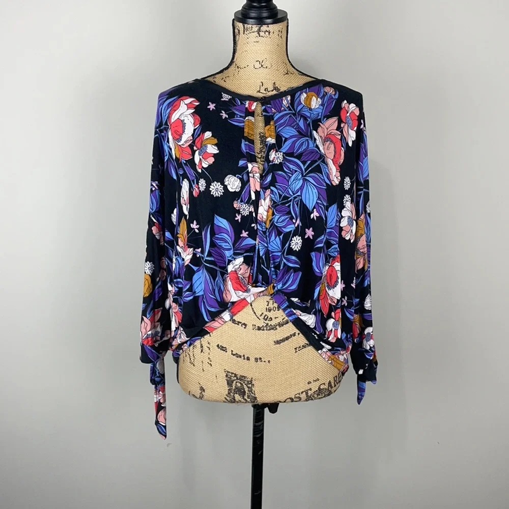 Free People 'Keepin' On' Floral Top xs - Picture 8 of 12